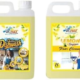 SUPER COMBO OF DISHWASH AND FLOOR CLEANER [LEMON]-image-39