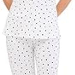 Women's Printed Premium Cotton Tshirt Pyjama Set Night Suit-image-22