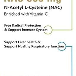 Haleup USA NAC 600 mg, Enriched with Vitamin C,60 capsules (Pack of 1 X 60s)-image-23