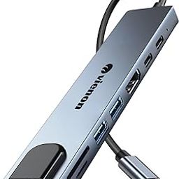 USB C Hub Ethernet HDMI Adapter, 8 in 1 USB C Docking Station with 4K HDMI, RJ45 Ethernet, SD/TF Card Reader, USB 3.0/2.0, PD 100W, USB C, LAN USB C Dongle for MacBook Pro/Air, iPad Pro, XPS, etc-image-97
