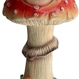 Wonderland Smiley 14 inch Big Mushroom Decoration for Garden, Home and Balcony-image-68