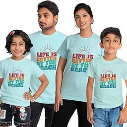 King Matching Family Tshirt Collection, 100% Cotton - (Single Piece only - not a Combo Pack. Add All Required Sizes to cart Before Placing Order)-47