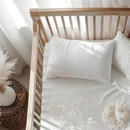 Sohum- 100% Cotton Lightweight Pillow for Children with Organic Kapok Fibre Filling (12x16)-image-2