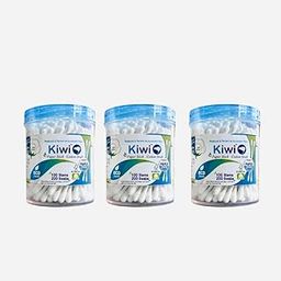 Kiwi Premium White PAPER Stick Cotton Ear Buds/Swab | Pack Of 3 | 300 sticks-image-6