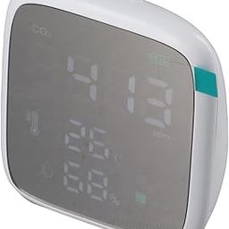 SHUATI Indoor Air Quality Monitor Mini Lightweight White Temperature & Relative Humidity Portable 4-in-1 CO2 Carbon Dioxide Detector Travel, Hotel, Car-18