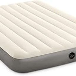 Intex Polyvinyl Chloride (PVC) Deluxe Single High Airbed, Grey-29