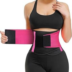 KWSLIN Waist Trainer for Women - Slimming Cincher Belt with Pink, M Size-image-36