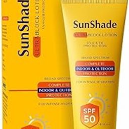 AMAEYYA Sun-Shade Ultra Block Sunscreen With SPF 50 PA+++ Lotion for Face & Body (50ml), All Skin Types - UVA/UVB | Water Resistant |non-Greasy| Broad Spectrum| Blue Light Indoor & Outdoor Protection..-6