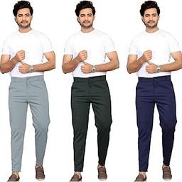 Men's Solid Lycra Material Slim Fit Stretchable Casual Wear Comfortable Formal Trousers Pants Model ||Men Bottonwear(25.8 PL C3-$Parent)-picture-55
