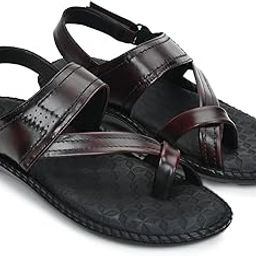 Men's Genuine Leather Ethnic Toe-Ring Sandals – Full-Grain Upper, Anti-Skid Doctor Sole, Daily & Festive Comfort Footwear-image-85