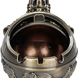 Embossed Deocratio Desktop Ornament, Ashtray, for Office Bar-image-25