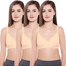 Women's 100% Cotton Non Padded Non Wired Feeding Bra - Pack Of 3(1523)-image-24