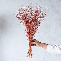 Flowers and Fillers || Orange Tiger Grass (100 Grams) |Natural Dried Flower | Eco-Friendly Flowers for Home, Office, Bedroom, Table Decoration and Craft Items Corner (Without Vase Pot)-image-78