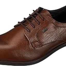 lee cooper Men's LC6195E Leather Formal Shoes_LC6195E_Brown_42-picture-42