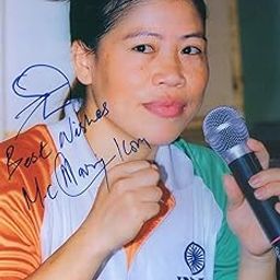 Original Autographed Photo of Indian Boxer MC Mary Kom-image-87