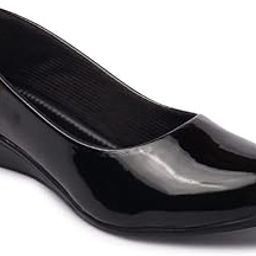 Casual Latest Collection Comfortable Women's Slip-on Casual Bellies & Ballerina Stylish Solid Wedge Heels Shoes for Women & Girls-image-26