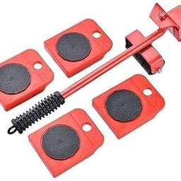 AESTROKE Portable Heavy Duty Furniture Mover Lifter with 4 Sliders Furniture Shifting Tool Suitable for Washing Machines, Sofas and Wardrobes Adjustable Height Bed Shifting Tools [Multicolor]-image-7