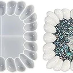 AAI Planet Silicone Bubble Coaster Mould Set, Resin Casting Tray for DIY Crafts, White (Square)-image-61
