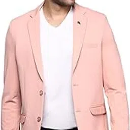 showoffff SHOWOFF Men's Black Slim Fit Single Breasted Blazer-EX-3011_Black-picture-22