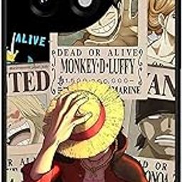 NDCOM for OnePlus 11R Back Case | Elegant One Plus 11R Cover | Premium 11R OnePlus Back Cover for Enhanced Protection | Anime One Piece Wanted Luffy Printed Metal Case-11
