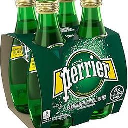 Perrier Carbonated Mineral Water • Water Captured at the Source in France, 11.16 fl oz ℮ 330 ml, 4 Pack-image-12