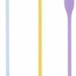 BNF 3x3x Silicone Spatula Set Portable for Narrow Bottle Peanut Butter Nail Polish | Health & Beauty | Makeup | Makeup Tools & Accessories | Other Makeup Tools & Accs | (3 Pack)3 Cosmetic Spoons-image-2