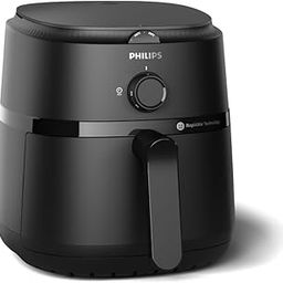 PHILIPS Air Fryer NA120/00, uses up to 90% less fat, 1500W, 4.2 Liter, with Rapid Air Technology (Black), Large-30