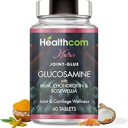Nutra Joint Glue 60 Tablets Pack Glucosamine for Joint & Cartilage Wellness Joint Health, Mobility & Flexibility | MSM, Chondroitin, Bosewellia | Men & Women Joint Comfort-4