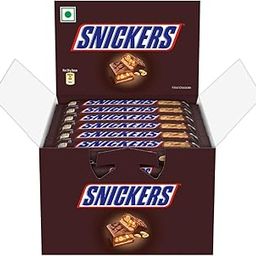 Snickers Peanut Filled Chocolate Bar | Loaded with Delicious & Nutritious Roasted Peanuts, Nougat & Caramel | Nutty Chocolate Treat for Sharing | 22G | Pack of 32, 704 Gm-picture-4