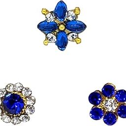 Handcrafted Nose Studs Stick Ons Self Adhesive Non Piercing Nose Studs (NS01-2)-picture-2