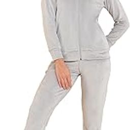 Women Solid Tracksuit Cloud Grey-image-59