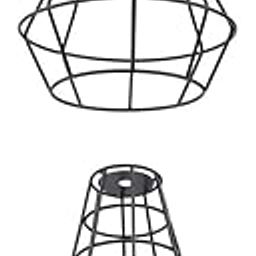ARTISOUL® 2Pcs Iron Wire Cage Hanging Lamp Shade Pendant Light Chandelier Shades | Lamps, Lighting & Ceiling Fans | Lamp Shades-image-17