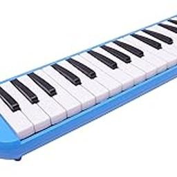 Juarez 37 Key Melodica JMLD37BL Musical Instrument Soprano Air Piano Keyboard Pianica with Carrying Bag, 1 Soft Long Tube, 1 Mouthpiece, Wipe Cloth, Blue-10