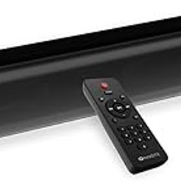 Amkette Boomer Compact 16W Bluetooth Soundbar with Remote Control I 8 Hours Play Time | Integrated Subwoofer | 6 Equalizer Modes I AUX, Bluetooth, USB, SD & TWS I Type C Charging (Black)-18
