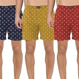 Men's Cotton Printed Boxer Shorts | Regular Fit Ultralight Boxer Shorts for Men | Cotton Fabric, Microfibre Waistband-image-27