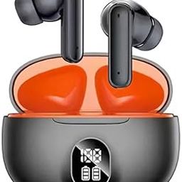 NEXATECH Headphone, YoYo Pods Earbuds 13mm Drivers | Headphone Upto 36Hrs Playtime,Quick Pairing, Touch Control, Fast Charging Dual Mics ENC, Voice IPX4 Assistance Bluetooth (Black)-image-14