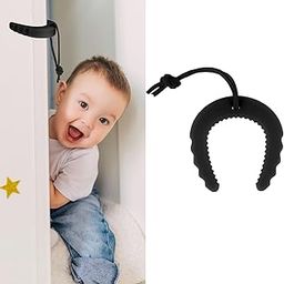 Door Stopper for Kids,Anti Pinch Finger Door Guard Protection Home Use Durable Design Easy to Use Non Slipping Grip Prevents Accidents Essential Child Accessory Door Guard for Home-image-90