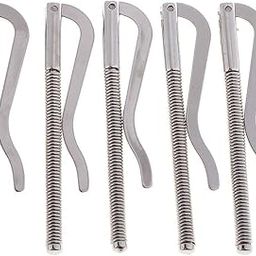 LOOM TREE 5Pcs Metal Bifold Money Clip Bar Wallet Replace Parts Spring Clamp Cash Holder Leathercrafts | Leathercraft Tools | Other Leather Tools-98
