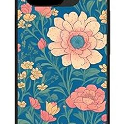 NDCOM Pixel 9A Back Cover | Sleek Google Pixel 9A Cover for Enhanced Protection | Precision Fit for Google Pixel 9A Back Cover | Retro Flowers Art Printed Metal Case-picture-4