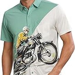Trendy Regular Fit Printed Half Sleeve Shirt for Men-image-76