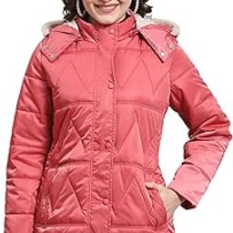 Womens Solid Full Sleeve Hooded Neck Casual Jacket (223062578)-image-70
