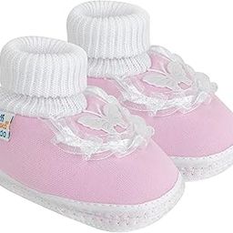 Baby Girls Booties For 6 to 12 Months (Pink)-image-92