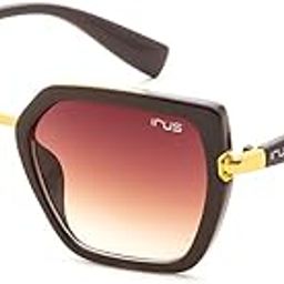 Women Pentagon sunglasses | 100% UV protection | Small Size | Brown Gradient Polycarbonate lens-image-12