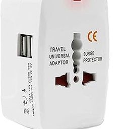 LOTA Universal Travel Adapter with Dual USB Ports, Worldwide Charger Plug for UK, US, EU, AUS, All-in-One Power Adapter for Mobile, Laptop, Tablet, Camera – White-picture-15