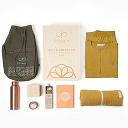 Male Yoga Kit - Meditation & Yoga Essentials Gift Box | Organic & Natural Yoga Wear, Yoga Mat, Yoga Slingbag, Meditation Journal, Dhoop Cones, Candles & Copper Bottle - Yellow-XL-picture-20