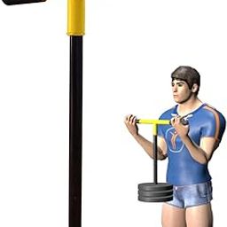 JANA FITNESS T Rod Bicep and Tricep Bar Suitable for Home and Gym workout. Ideal for Men and Women (Yellow Black)-picture-28