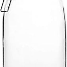 STAR WORK Glass Jars With Airtight Lids & Leak Proof Rubber Gasket,Large Wide Mouth Mason Jars With Buckle Lids For Kitchen Canisters 1500Ml,Big Glass Storage Containers (Pack Of 1,Round),Transparent-image-32
