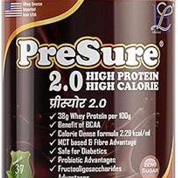 PreSure 2.0 HIGH PROTEIN HIGH CALORIE Whey Protein Powder Chocolate Flavor For Men And_Women__(400 gm)-picture-16