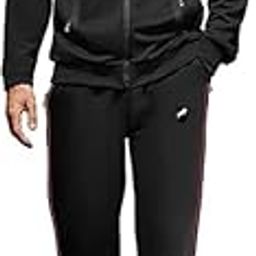 Men's Tracksuit with Striped Jacket, Pants, 'Born to Ride' Print, (IN, Alpha, L, Regular, Standard)-picture-11