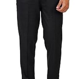 McHenry Men's Wrinkle Free Polyester Blended Stretchable Self Design Formal Regular Fit Trousers-image-46
